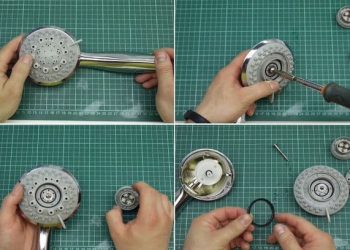 Hướng dẫn cách mở đầu vòi tắm hoa sen khi vòi bị hỏng